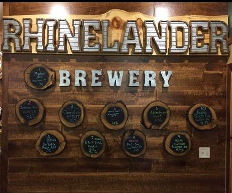 Rhinelander Brewery Rhinelander, WI | Rhinelander, Brewery, Brew pub