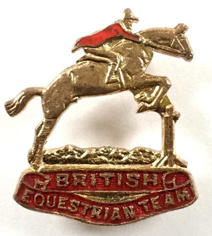 Sally Bosleys Badge Shop | Olympic Games British equestrian team show jumping badge