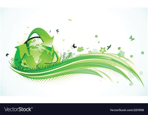 Eco background Royalty Free Vector Image - VectorStock