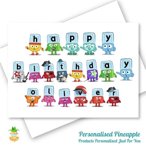 ALPHABLOCKS Birthday Card Son Daughter Grandson Can Be - Etsy Australia