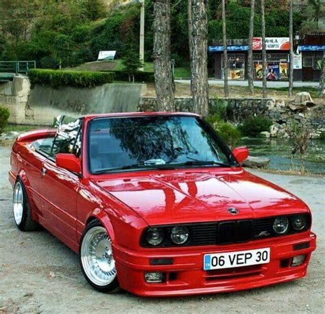 Bmw E30 Convertible Red