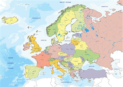 Map of Europe | Europe Map 2023 and 2024