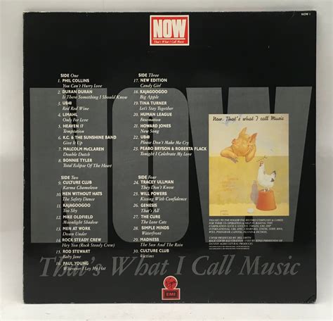 NOW THAT'S WHAT I CALL MUSIC VINYL LP - auctions & price archive