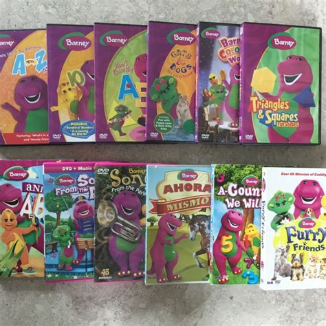 Collection Of Barney DVD on Carousell