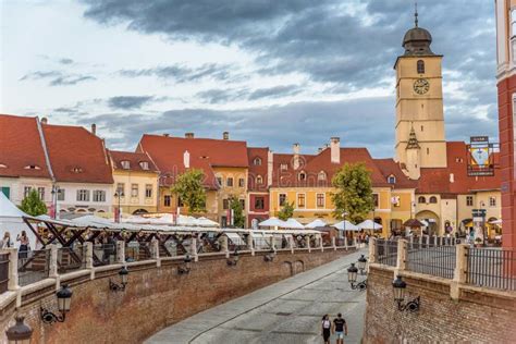 Street and Travel Photography, the Old Town of Sibiu with Its ...