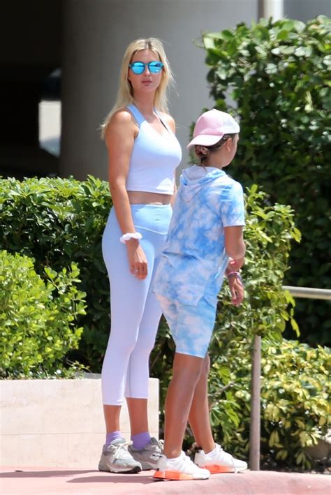 Ivanka Trump and daughter Arabella go for a walk in Miami