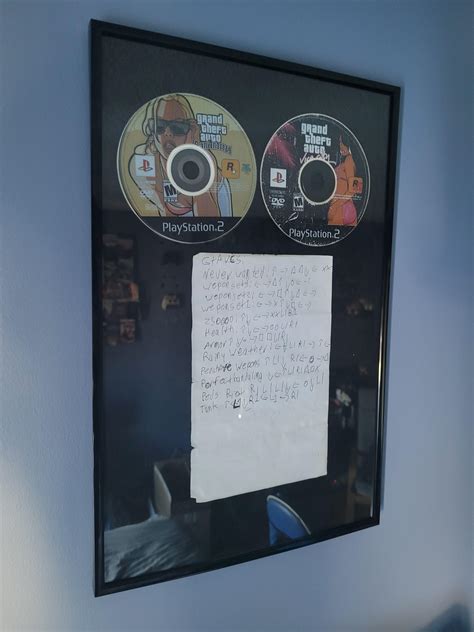 My original GTA cheat codes, couldn't throw them away. : r/GTA