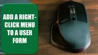 Add A Right-click Menu To A User Form - Excel Tips - MrExcel Publishing
