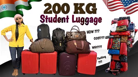 What's In My 200 KG Student Luggage😲 | Extra Luggage Cost 🤫 | Oil and ...