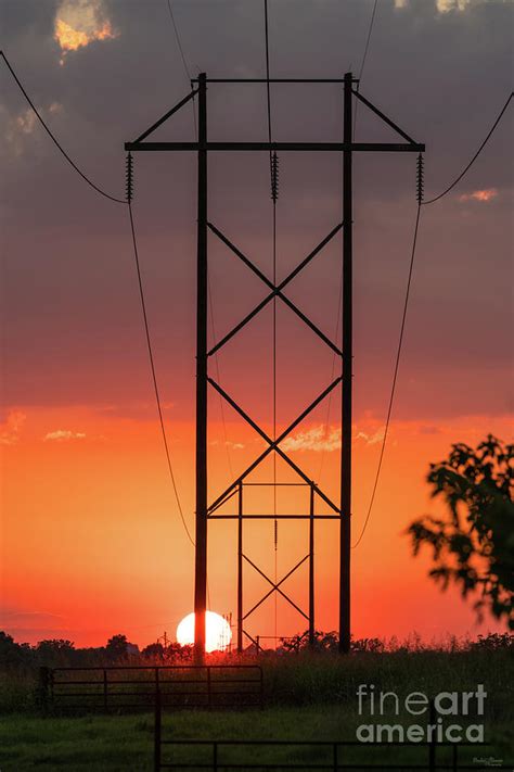 Power Lines Sunset Silhouette Photograph by Jennifer White - Fine Art ...