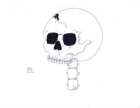 shaded skull by C-A-B1993 on DeviantArt