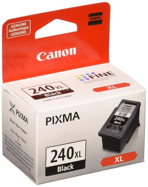 Canon PG-240XL Black Ink Cartridge, Compatible to MG3620, MG3520 ...