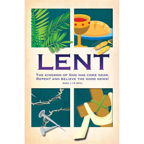 Church Bulletin - 11" - Lent - Mark 1:15