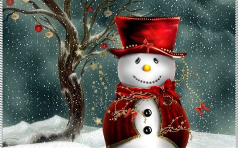 Christmas Snowman Wallpapers - Top Free Christmas Snowman Backgrounds ...