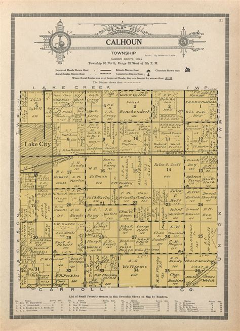 Calhoun County Georgia Tax Map - CountiesMap.com