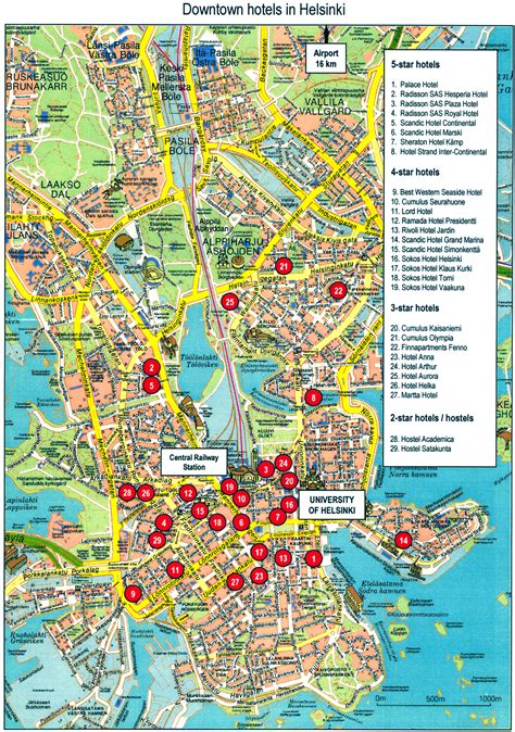 Helsinki Finland Tourist Map - Helsinki FInland • mappery