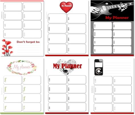Weekly Calendar Maker | Create Free Custom Calendars