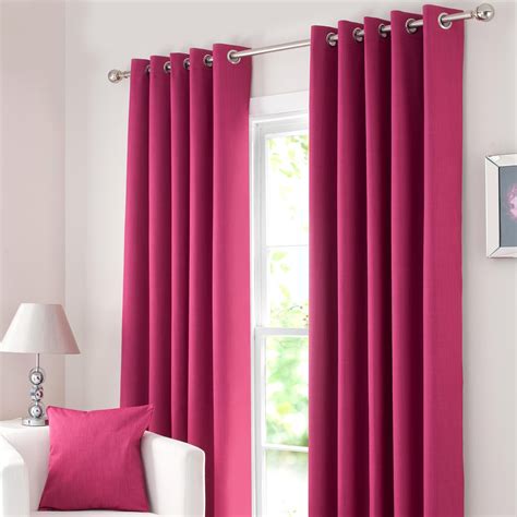 Solar Fuchsia Blackout Eyelet Curtains | Dunelm | Curtains, Blackout eyelet curtains, Home curtains