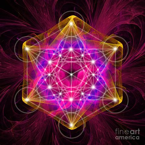 Metatron Cube Digital Art by Alexa Szlavics - Fine Art America