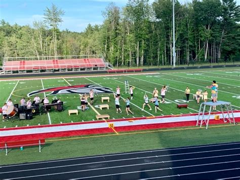 Spartans Marching Band Gives Audience a Preview | Sanford High School