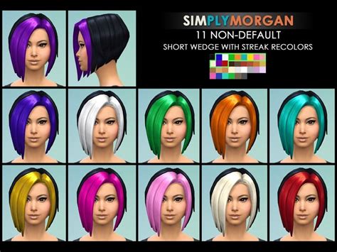 Sims 4 hair color palette mod - dastlines