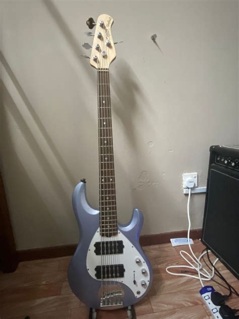 Sterling Ray 5 String Bass Guitar (by Musicman), Hobbies & Toys, Music & Media, Musical ...