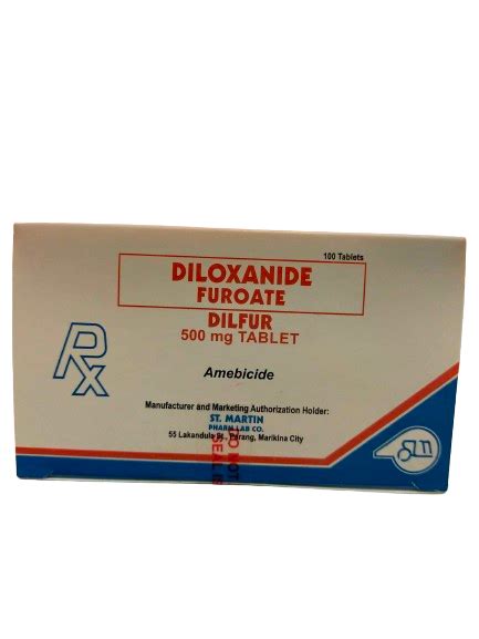 Dilfur ( Diloxanide Furoate ) – THOG Pharmacy Co