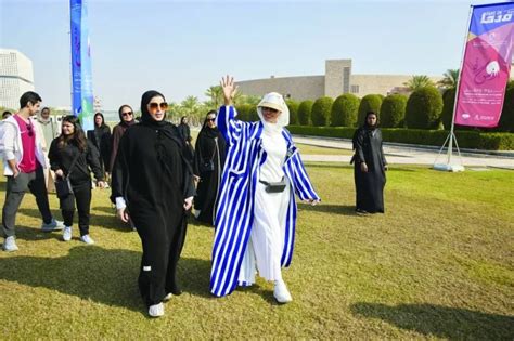 Sheikha Moza launches Qatar Foundation's Sport Day activities - Gulf Times