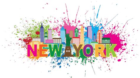 New York Skyline Tower Trendy States Vector, Tower, Trendy, States PNG and Vector with ...