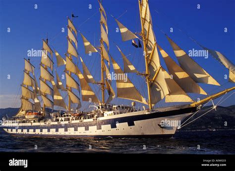 Royal Clipper cruise ship Stock Photo - Alamy