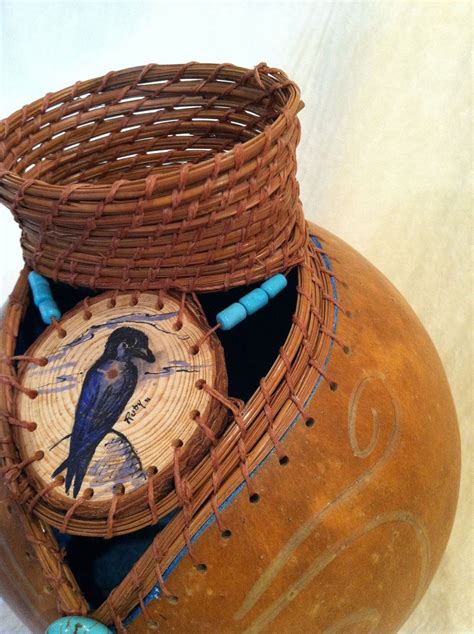 Purple martin art gourd | Gourd art, Hand painted gourds, Gourds