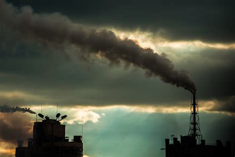 smoke, Pollution, Cityscape, Clouds, Dusk Wallpapers HD / Desktop and Mobile Backgrounds