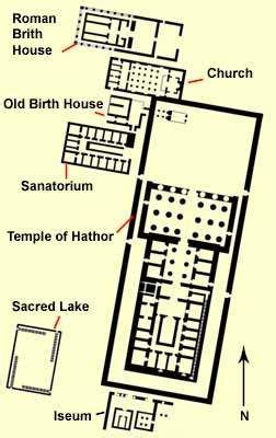 Map of Temple Dendera | Arte del antiguo egipto, Egipto, Luxor