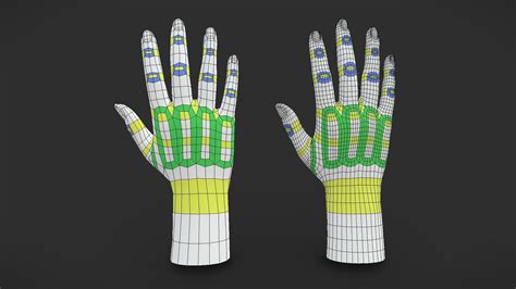 Hand Topology Study - Download Free 3D model by Johnson Martin (@Johnson-Martin) [de4f151 ...