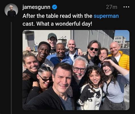 Superman Cast, Producers, James Gunn Enjoy Post-Filming Downtime