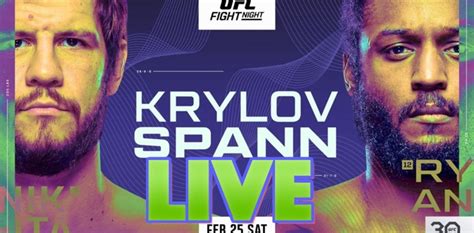 UFC Vegas 70 Live Results: Krylov vs. Spann - MMAWeekly.com | UFC and ...