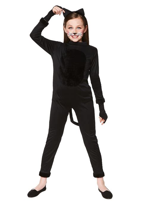 Black Cat Girl's Costume