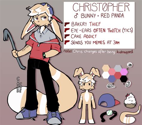 Christopher ref sheet - CrazedCake (Crazed Heist) by CrazedCakee on ...