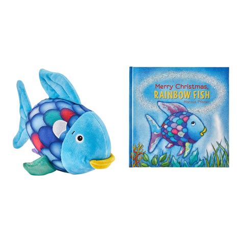 Kohl's Rainbow Fish Plush & Christmas BOOK Set Diehard Ocean 12‚Äù Soft ...