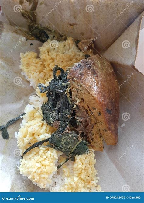 Indonesian Traditional Foods Called Nasi Padang from Sumatera Stock Image - Image of eggs ...