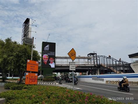 Logo Baru Ganjar-Mahfud di LED Bar Diapresiasi Mahasiswa Trisakti ...