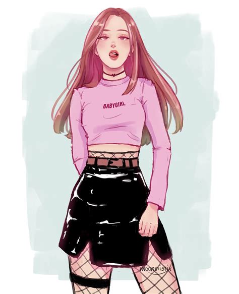 Image result for blackpink fanart | Garotas, Animes feminino, Meninas naruto