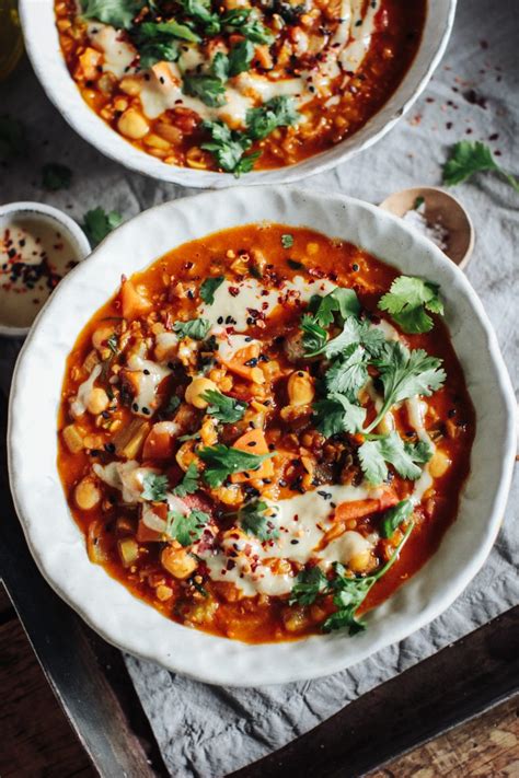 Slow cooker moroccan chicken chickpea soup – Artofit