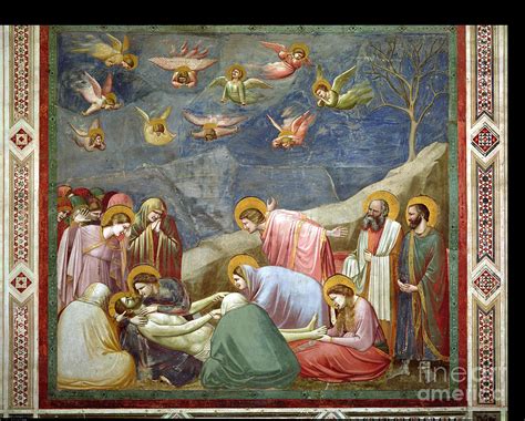 The Lamentation Of The Dead Christ, C.1305 Painting by Giotto - Pixels