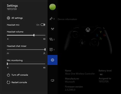 Headset volume slider question : xboxone