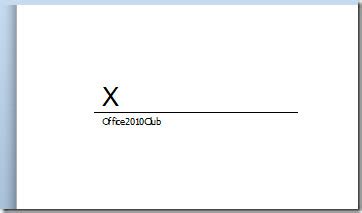 How To Insert Signature Line In Word 2010