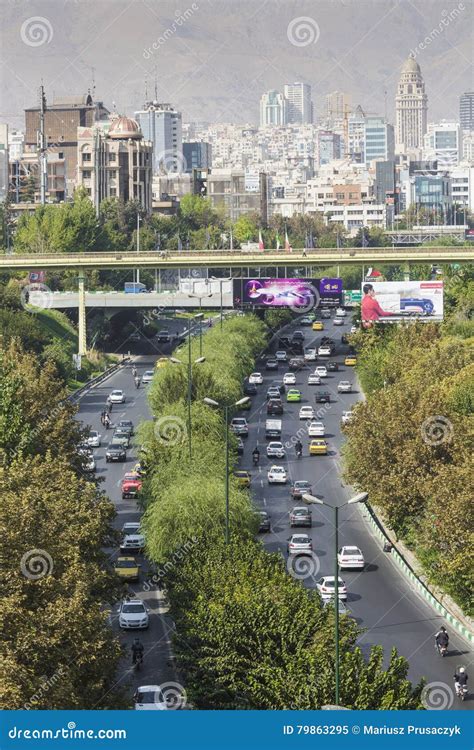 TEHERAN, IRAN - OCTOBER 03, 2016:Tehran Skyline and Greenery in Editorial Image - Image of ...