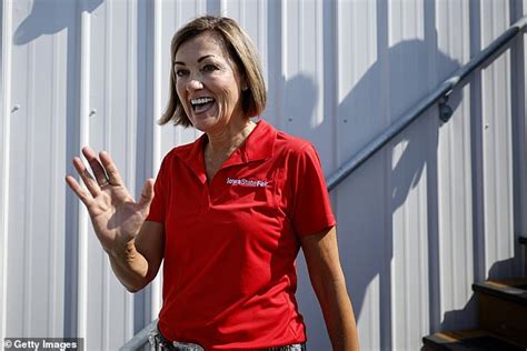 EXCLUSIVE: 'That's his decision': Iowa Governor Kim Reynolds shrugs off ...