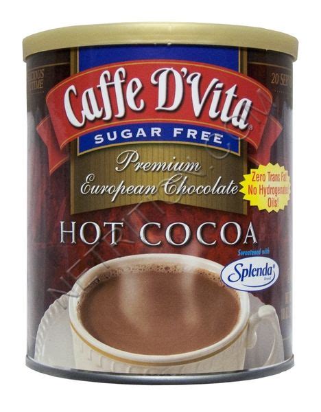 Caffe D'Vita Sugar Free Hot Cocoa | Hot cocoa, Mocha cappuccino, Cocoa