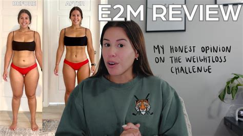 E2M REVIEW | my weight loss transformation and opinion on the challenge... is it worth it? - YouTube